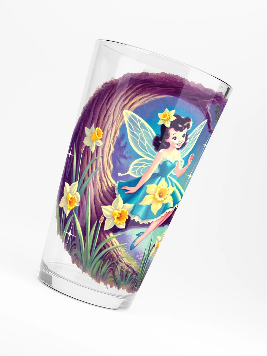 Daffodil Fairy and Owl 16 oz Glass product image (6)