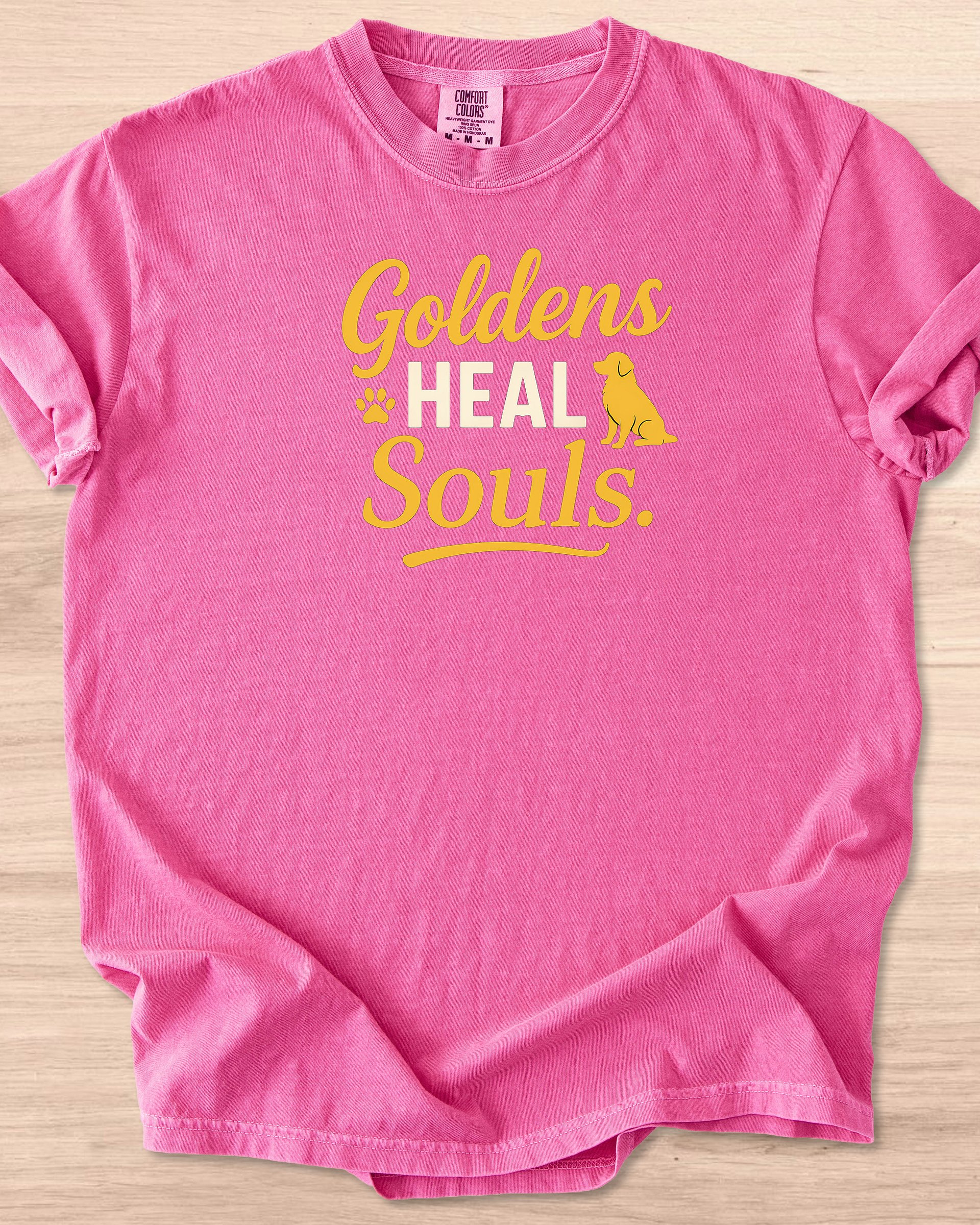 Goldens Heal Souls (Golden Retriever) Tee product image (23)