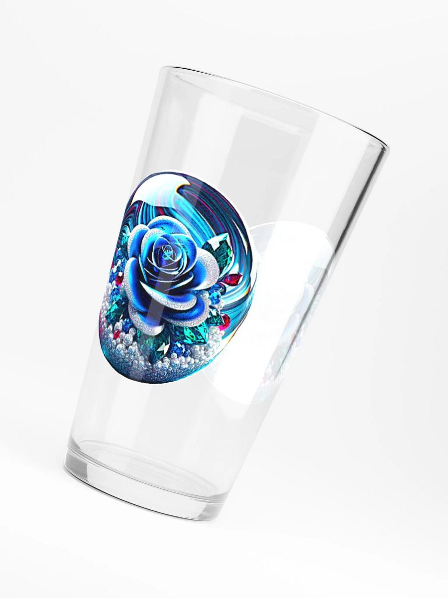 Blue Rose Marble Pint Glass product image (6)
