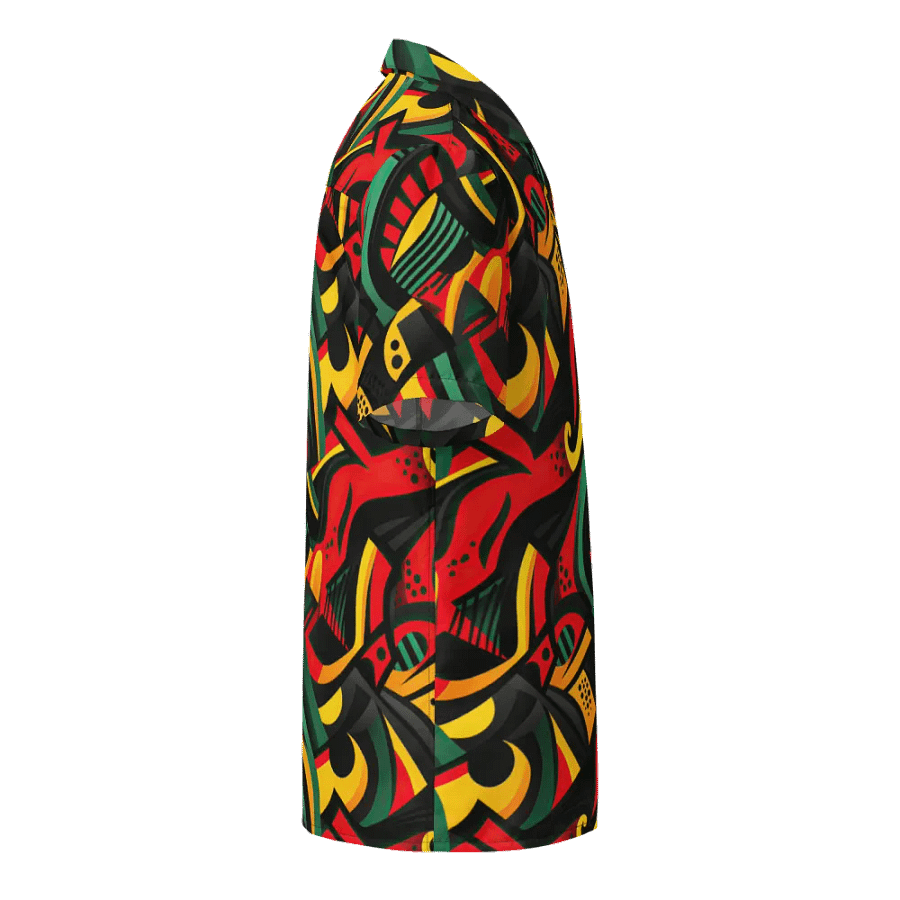 Legacy Vibes: African Black History Month Button-Down Shirt. product image (8)
