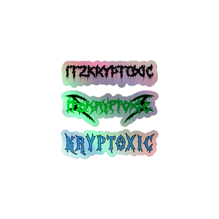 holographic alt logo sticker pack product image (1)