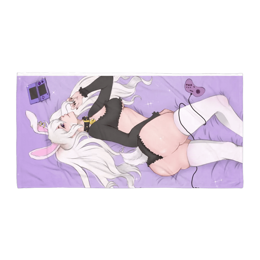 Bunny Gamer Mioshi Sublimated Towel product image (1)