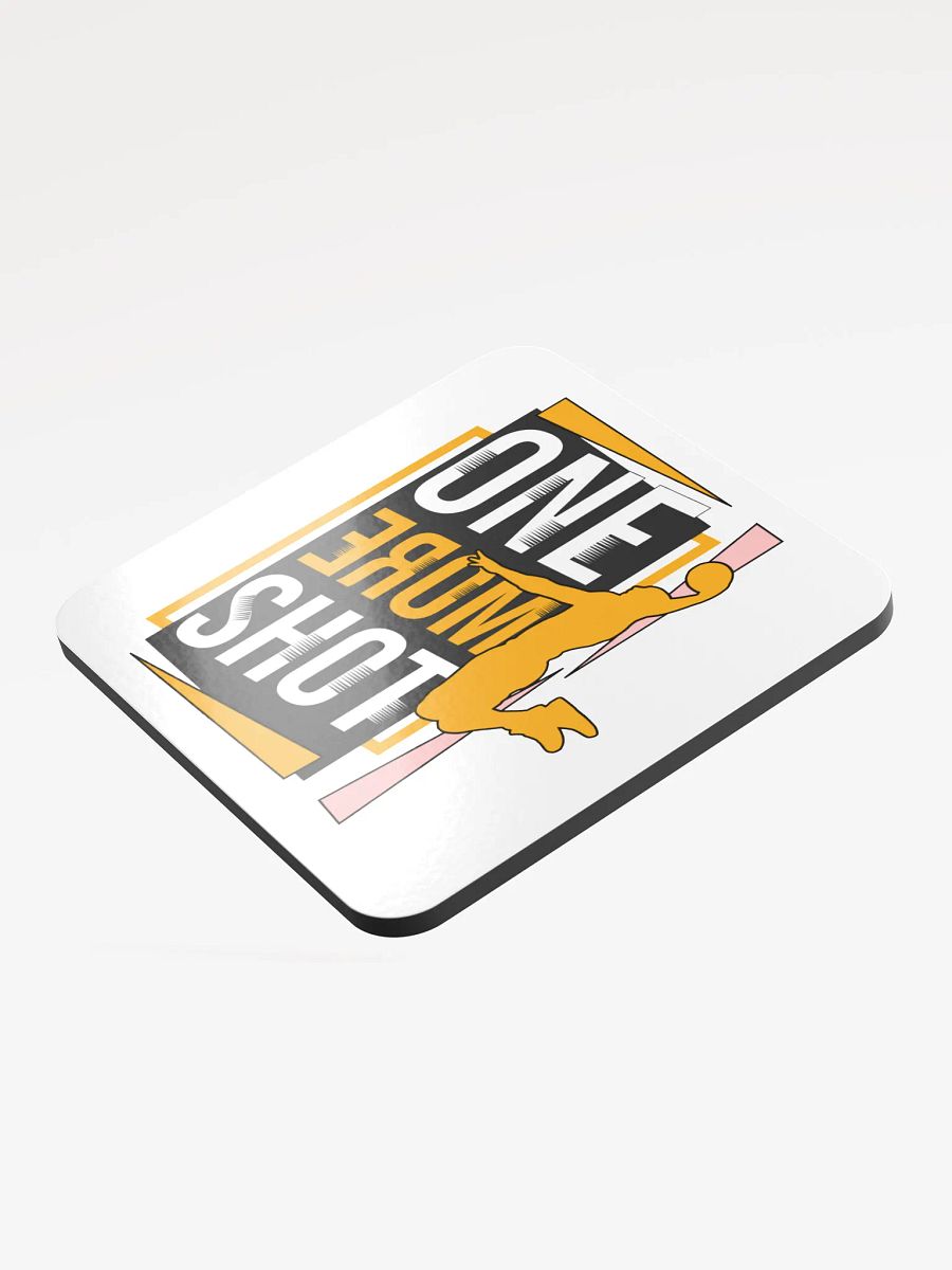 One More Shot Basketball Male Airborne Dreams Cork Coaster product image (3)