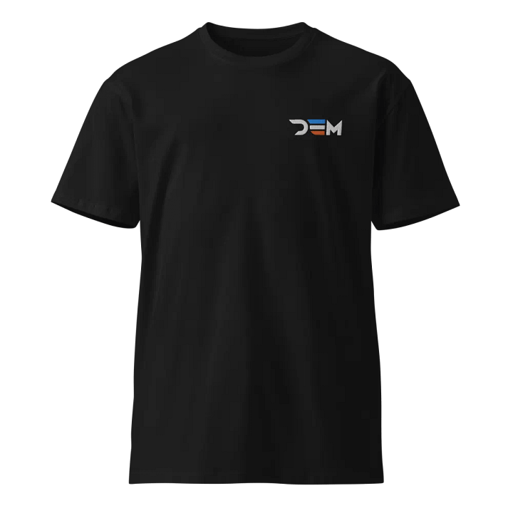 Dem Black Shirt (Embroidered) product image (1)