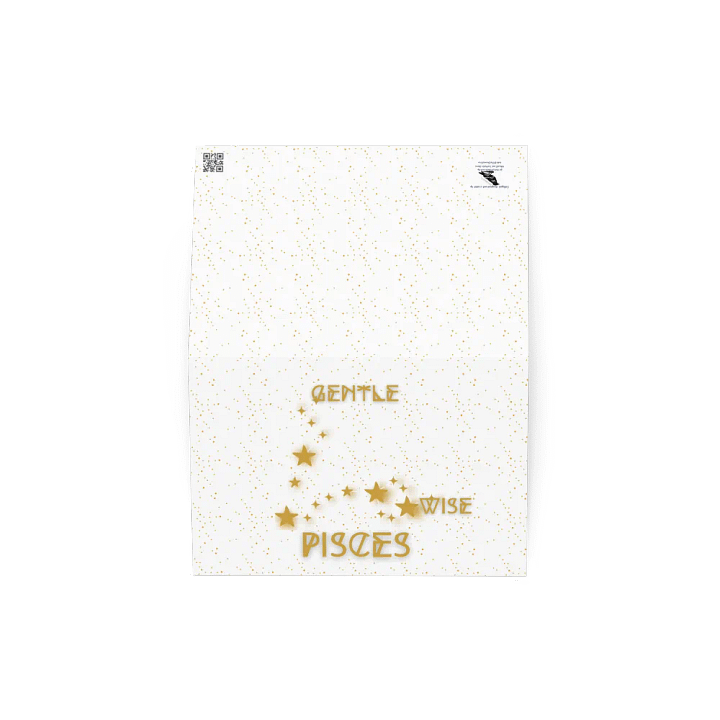 Pisces, Gentle & Wise, Greeting Card product image (2)