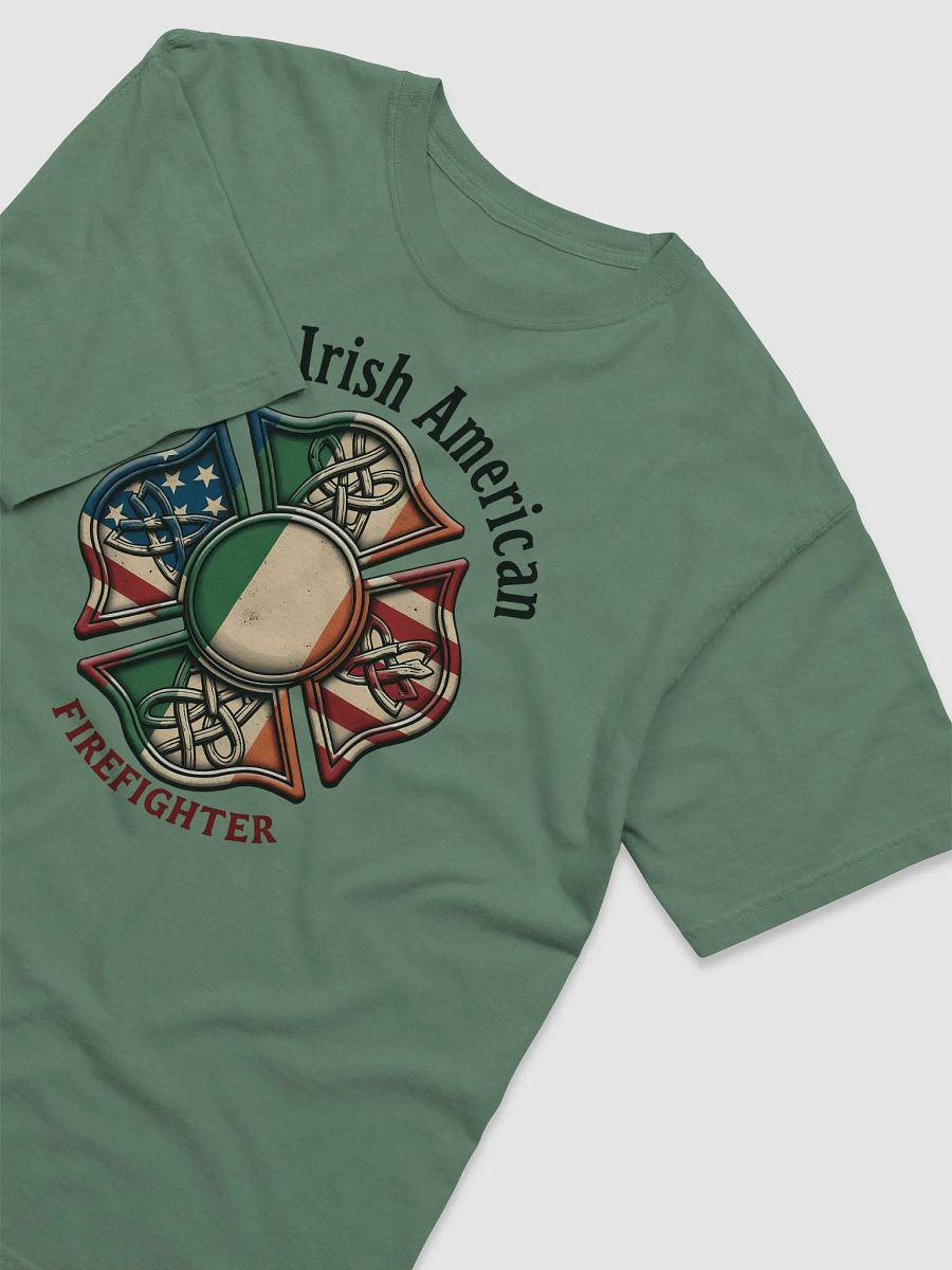 Proud Irish American Firefighter T-Shirt product image (14)
