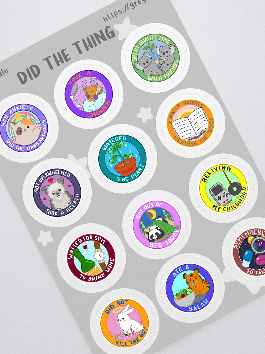 Did The Thing Sticker Sheet product image (2)