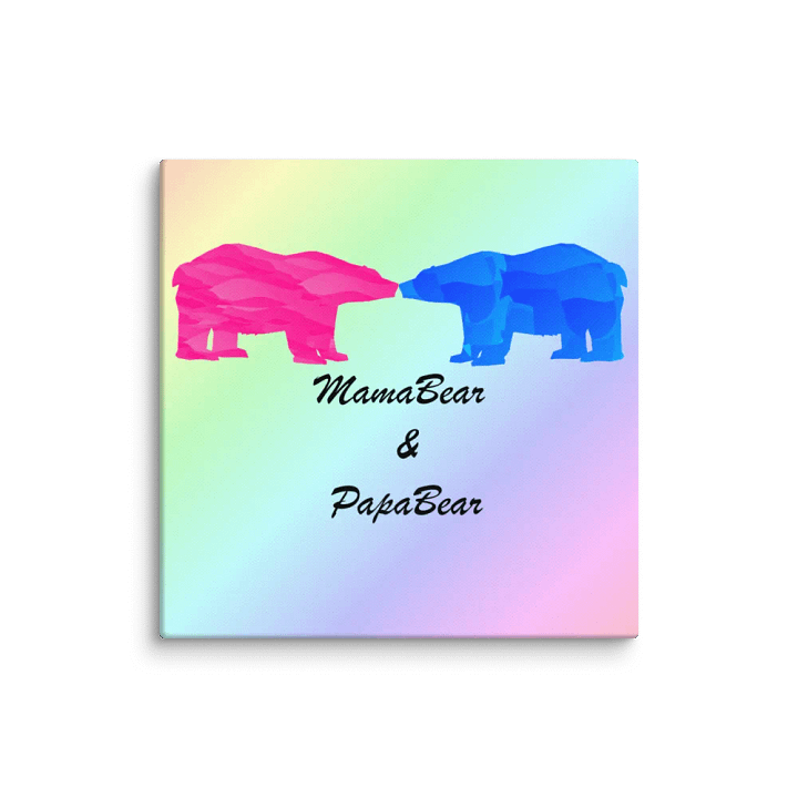 Mama & Papa Bear Canvas product image (1)