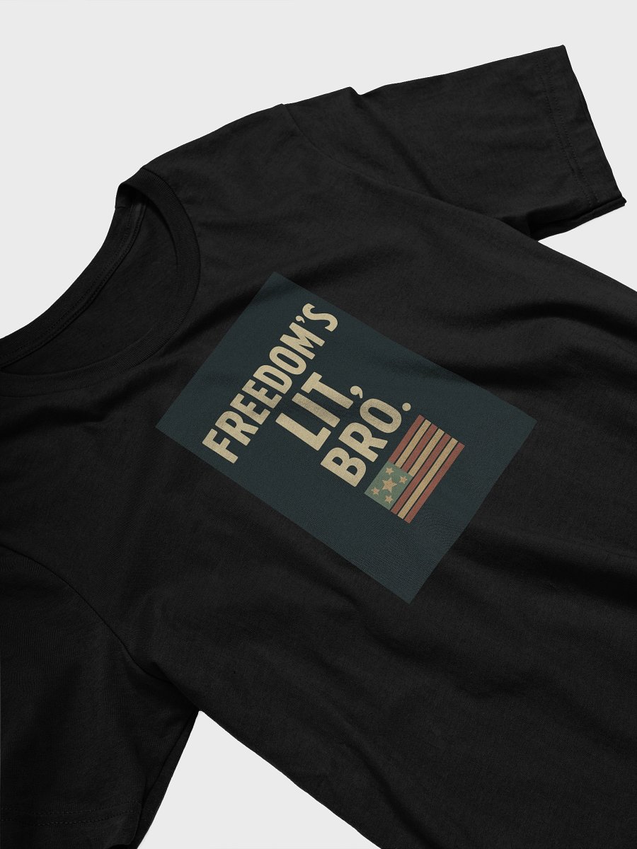 Freedom’s Lit, Bro — Vintage Tee product image (3)