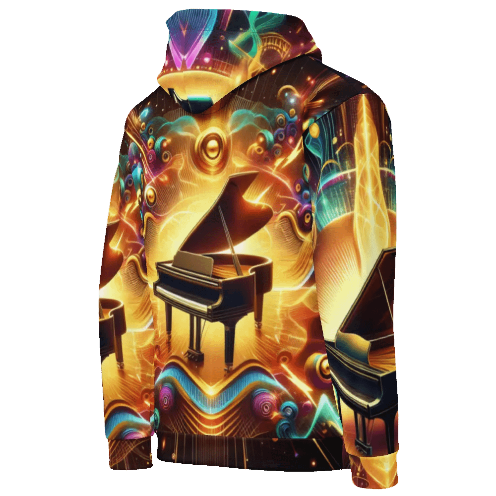 Piano Musical Instrument - All-Over Unisex Hoodie #24 product image (7)