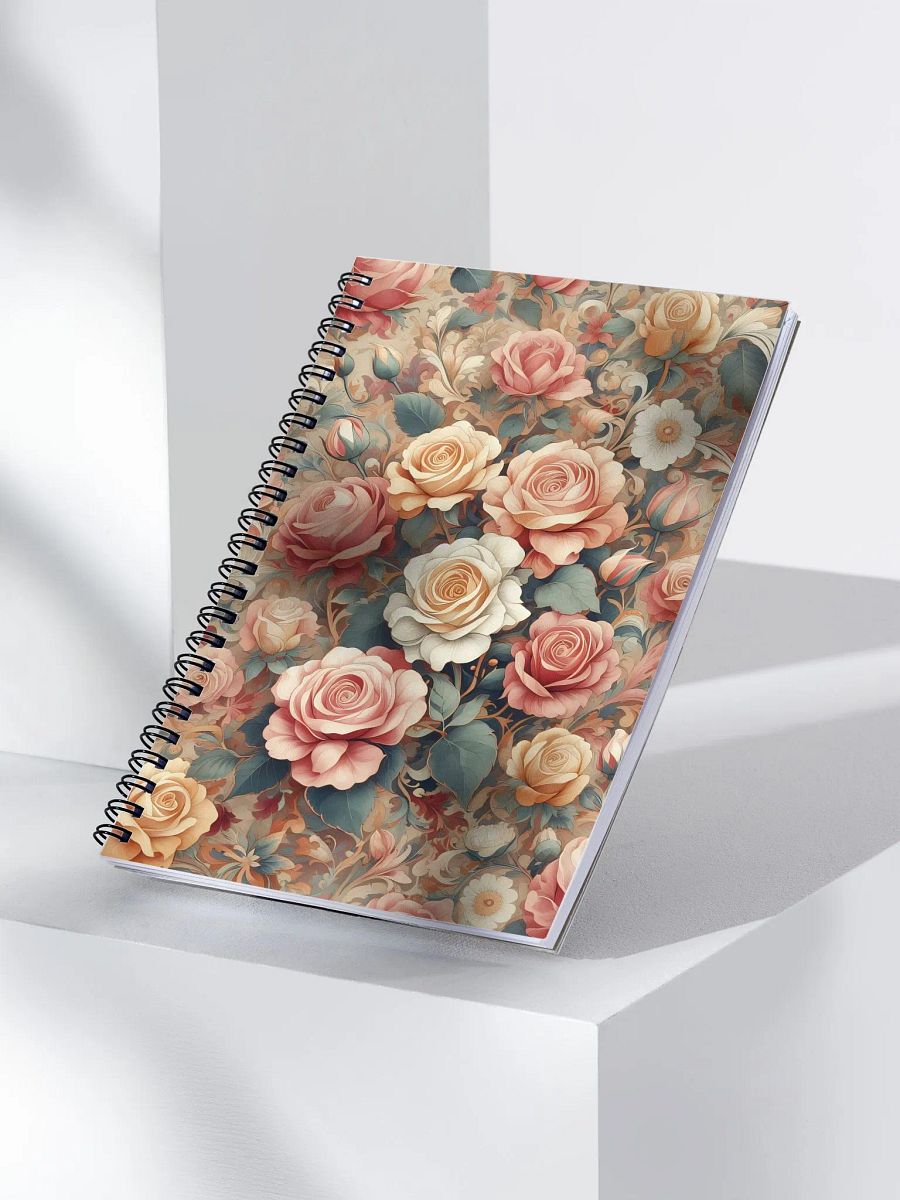Royal Floral Spiral Notebook product image (3)