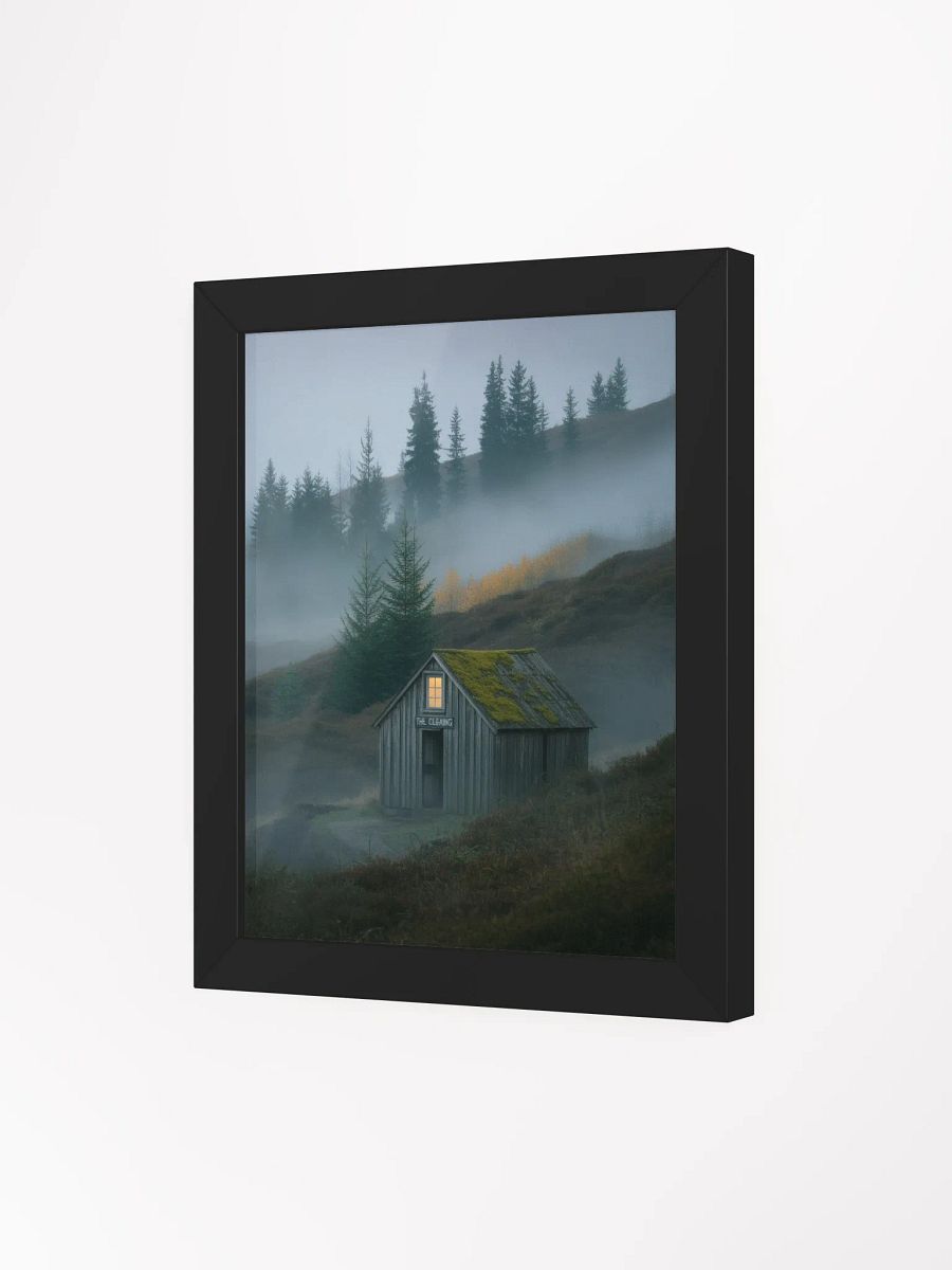 Misty Cabin Serenity Framed Poster product image (4)