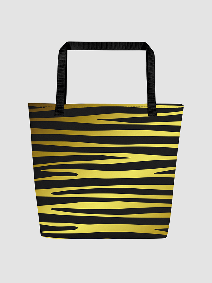 Tiger Stripes - All-Over Print Large Tote Bag w/ Pocket product image (1)