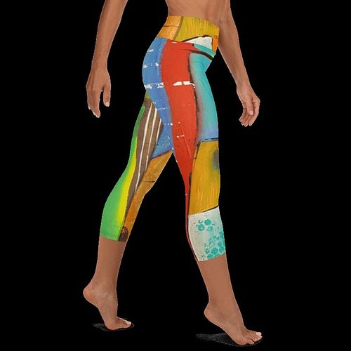 my original art printed on yoga leggings, work out with art and style

pintura original estampada en leggings de yoga, entren...