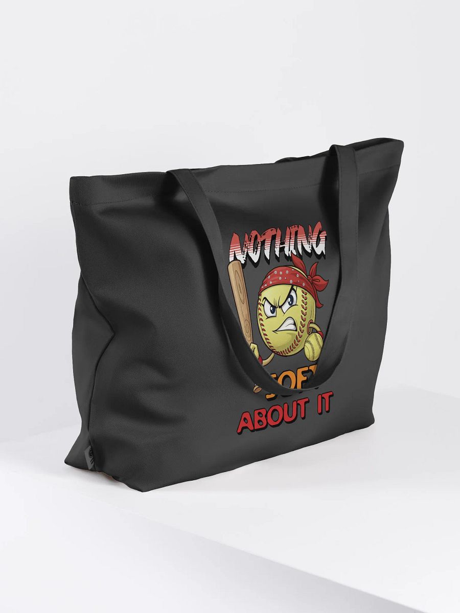 Nothing Soft About It Softball Fierce Warrior Organic Tote product image (1)