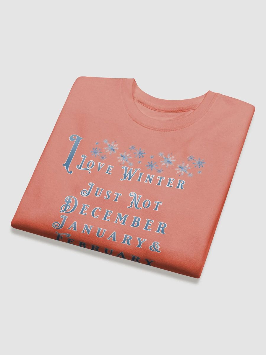 I Love Winter, Not Just December, January And February Sweatshirt product image (21)