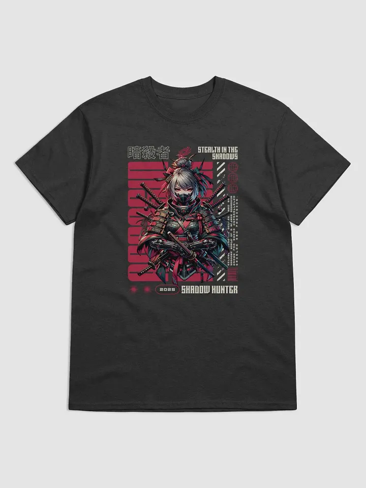 Shadow Hunter: Futuristic Samurai Gaming T-Shirt product image (1)