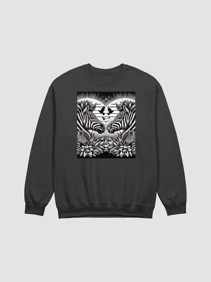 Symmetrical Zebras Crewneck Sweatshirt product image (1)