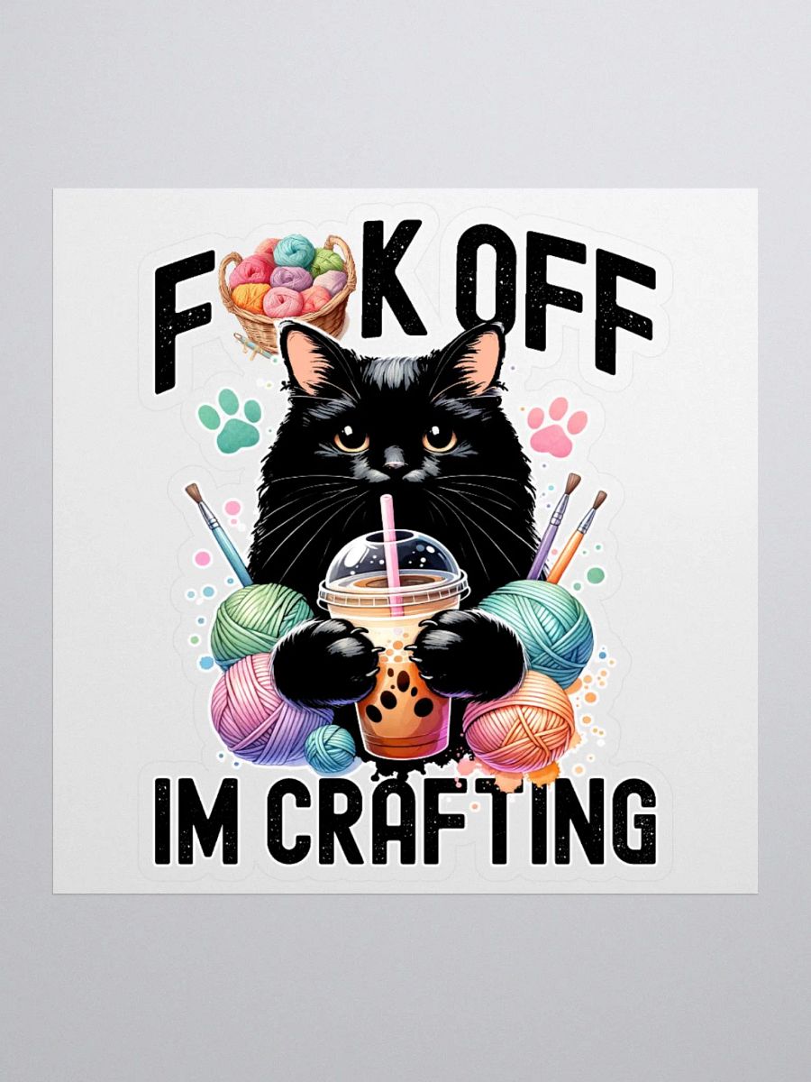 F-ck Off I'm Crafting Sticker product image (2)