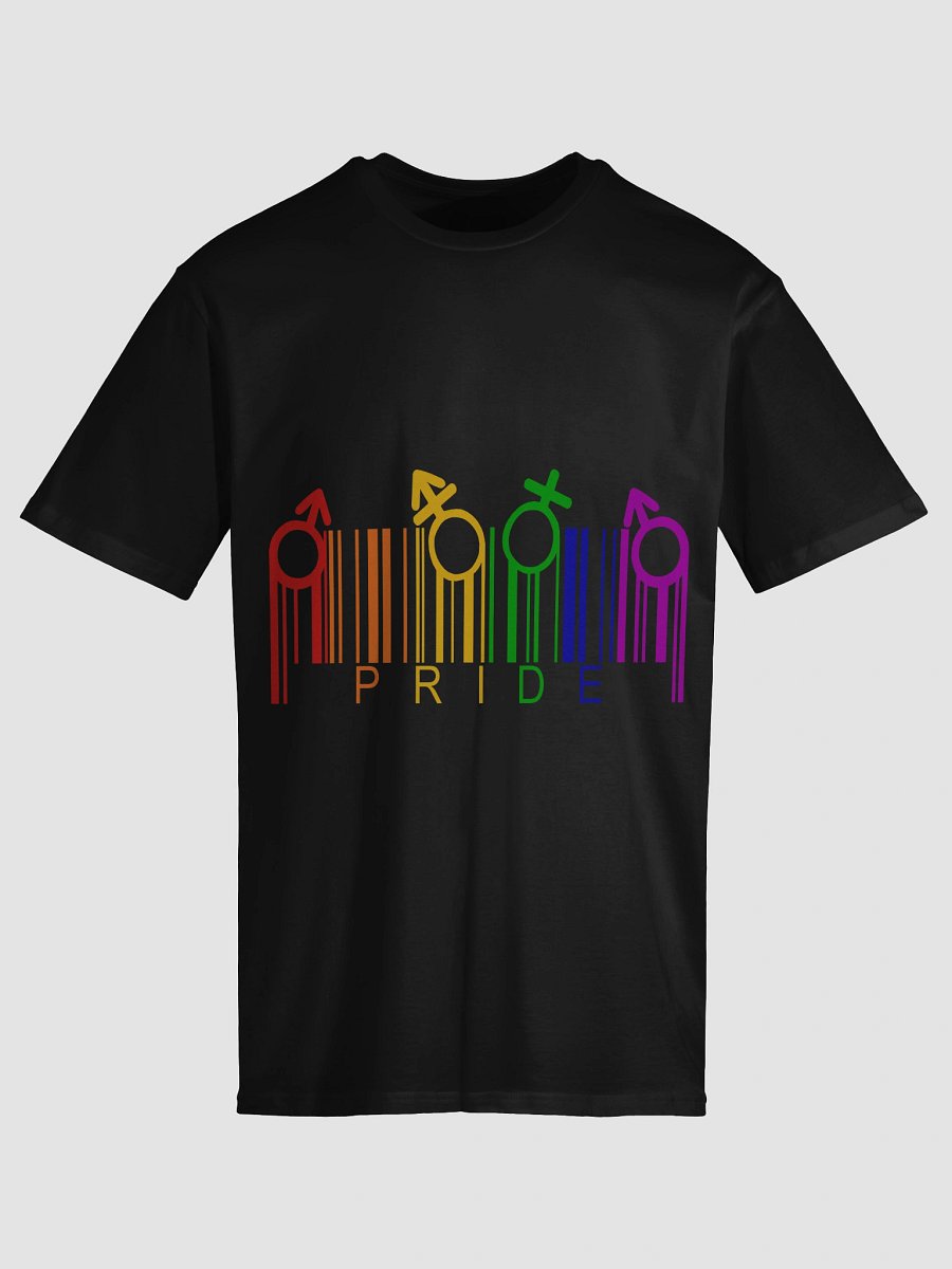 Rainbow Pride Barcode Tee product image (3)