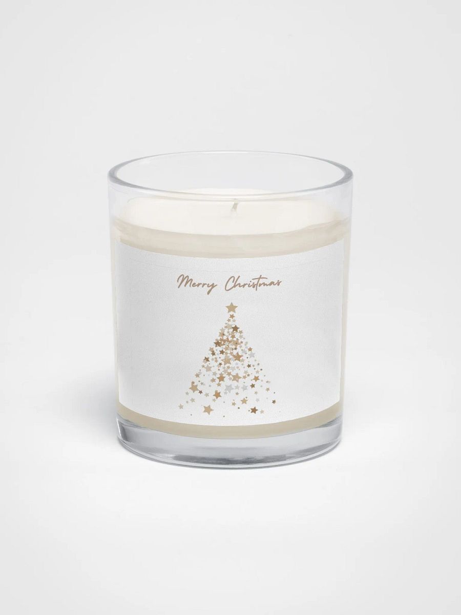 Golden Star Christmas Tree Candle product image (1)
