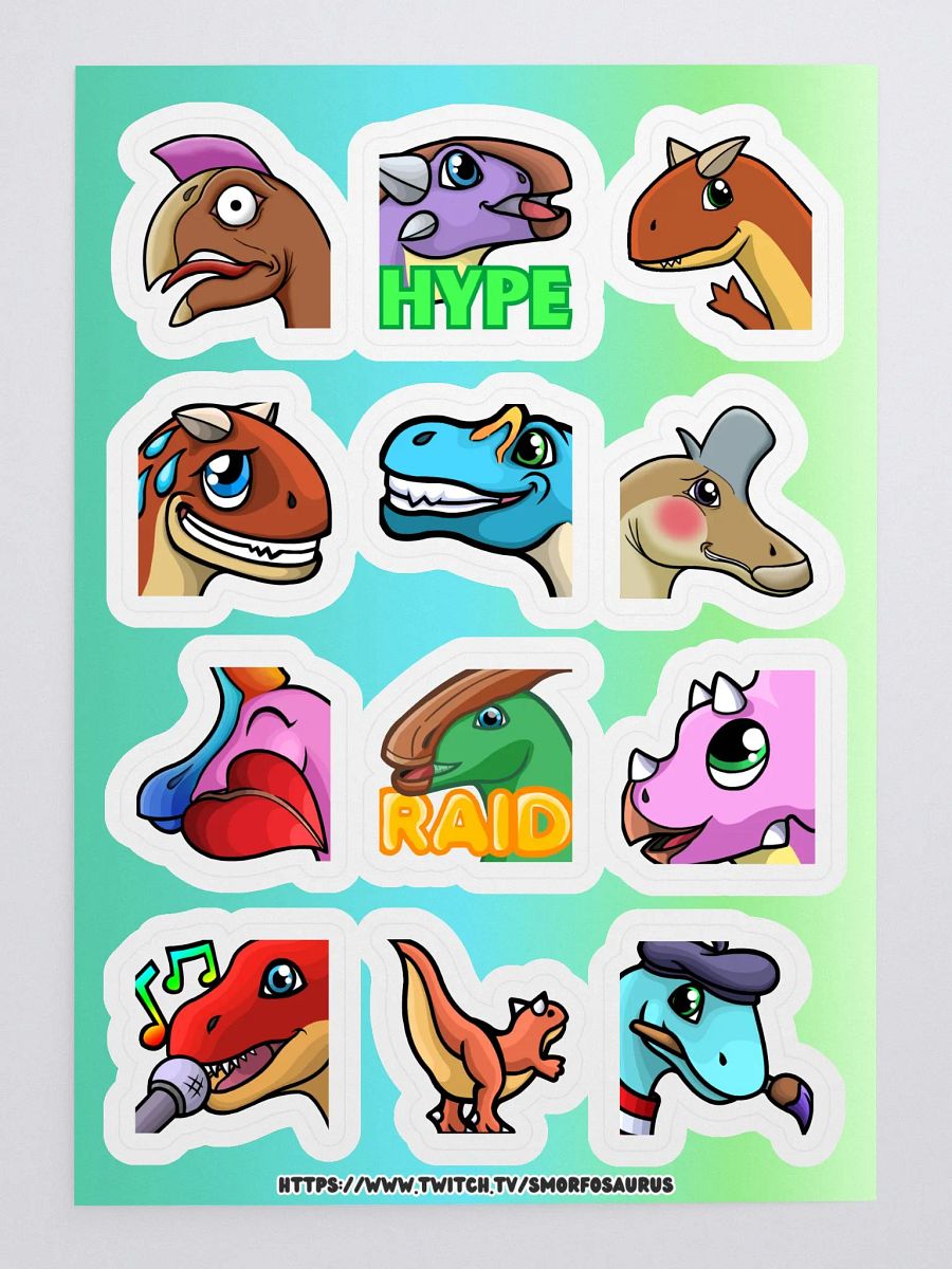 Emote Sticker Sheet product image (3)
