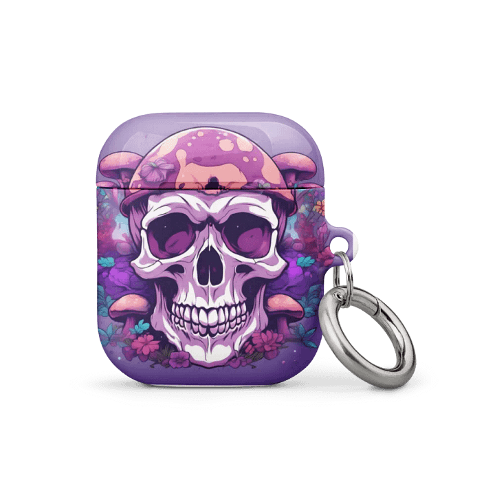 Psychedelic Mushroom Skull AirPods® Case product image (1)