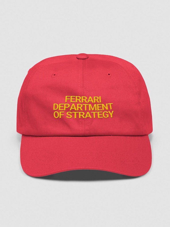 ferrari department of strategy cap / hat - 100% cotton product image (2)