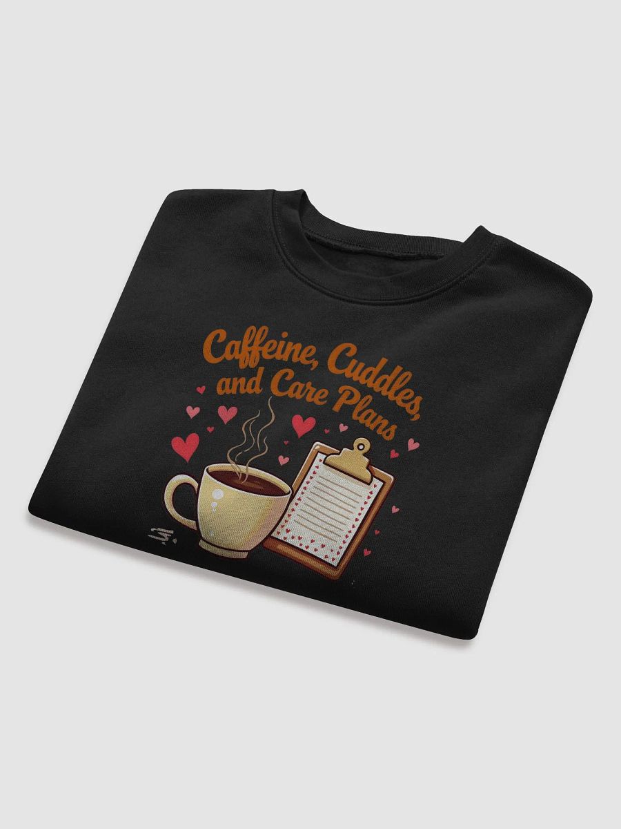 Caffeine & Care Plans Crop Sweatshirt product image (32)