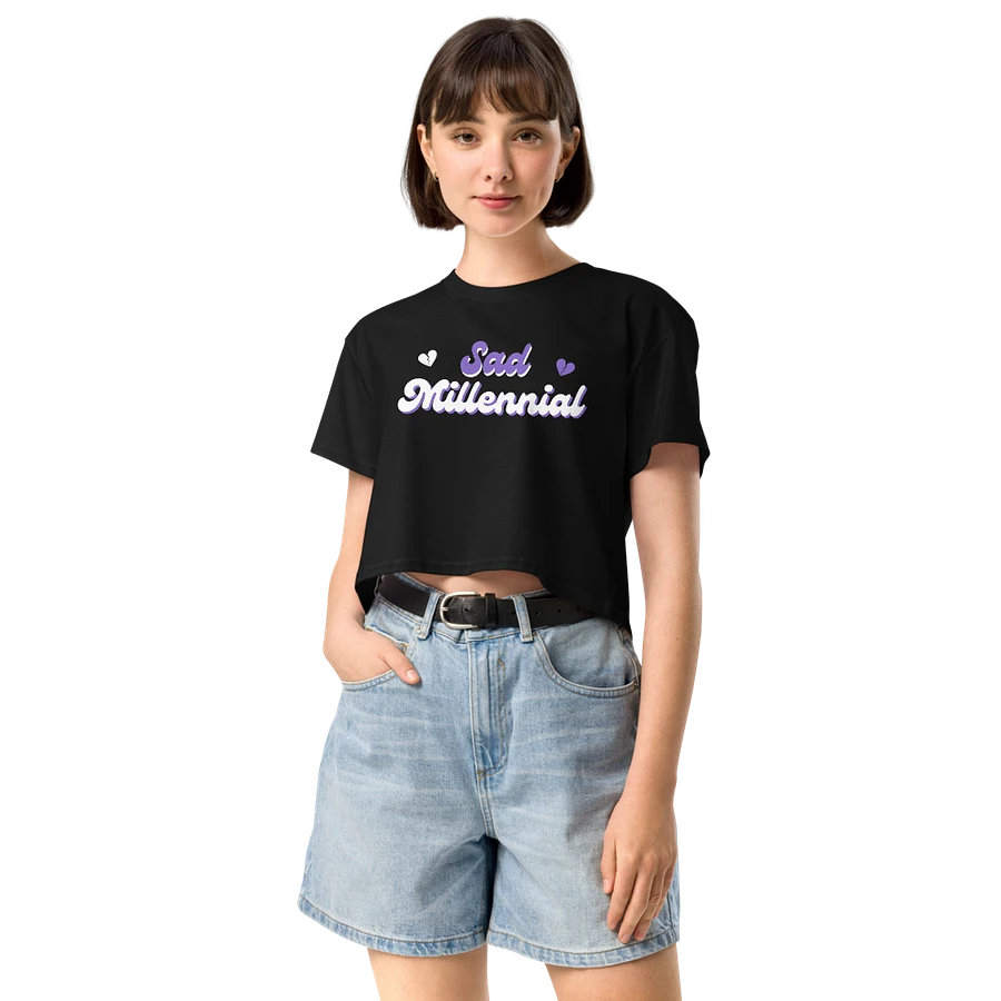 Sad Millennial Crop Top product image (7)