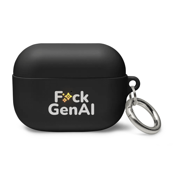 Absolut Idiocy AirPods® Case - F✨ck Generative AI product image (1)