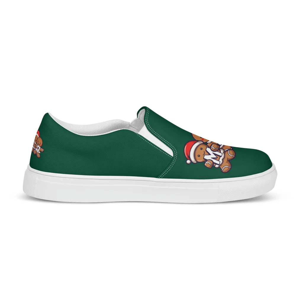 MSLA Holiday Gingerbread Women's Slip-On Canvas Shoes product image (11)