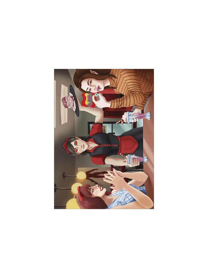 Fresh Flesh Cafe Print product image (1)