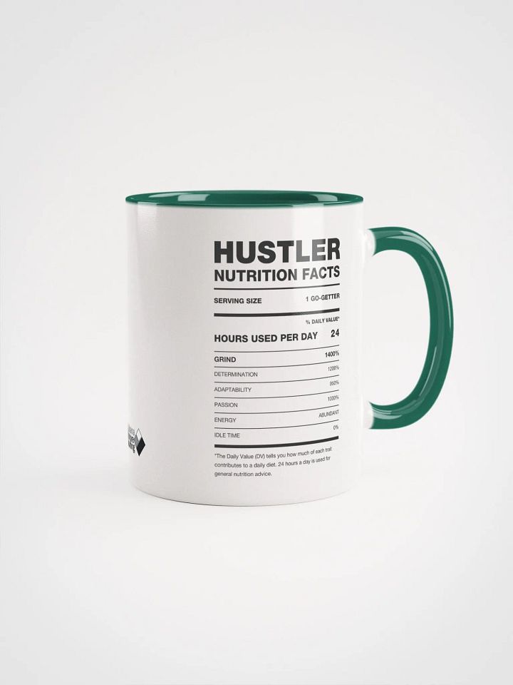 HUSTLER Nutrition Facts Ceramic Mug product image (2)