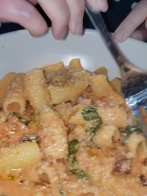 Visit https://youtube.com/artsysister for more videos like this one Some delicious yummy pasta, with plenty of cheese. It was quite a treat.