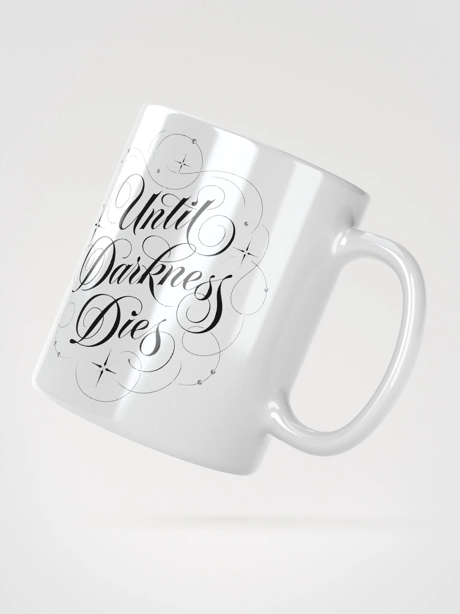 Until Darkness Dies (swirls design) Mug product image (2)