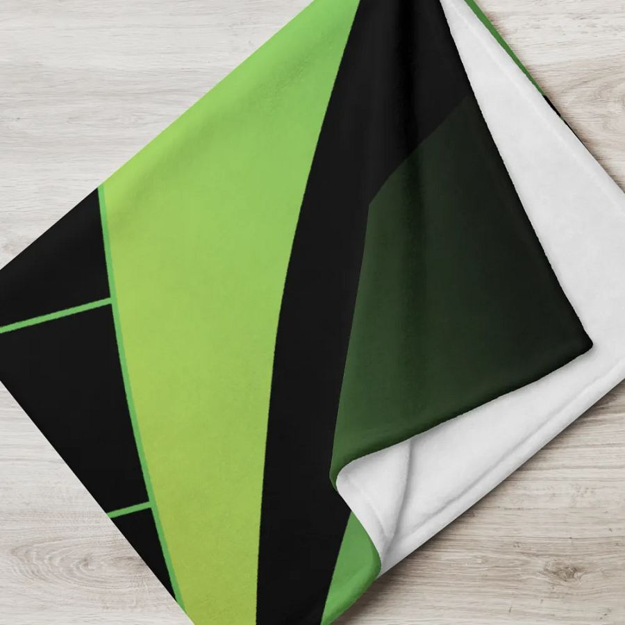 MSLA Green Throw Blanket product image (5)