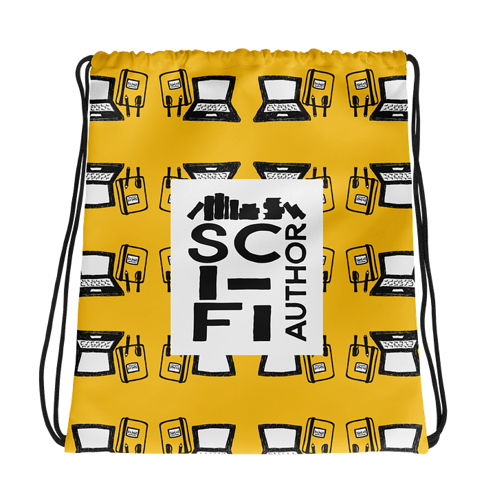 Sci-Fi Author Drawstring Bag product image (1)