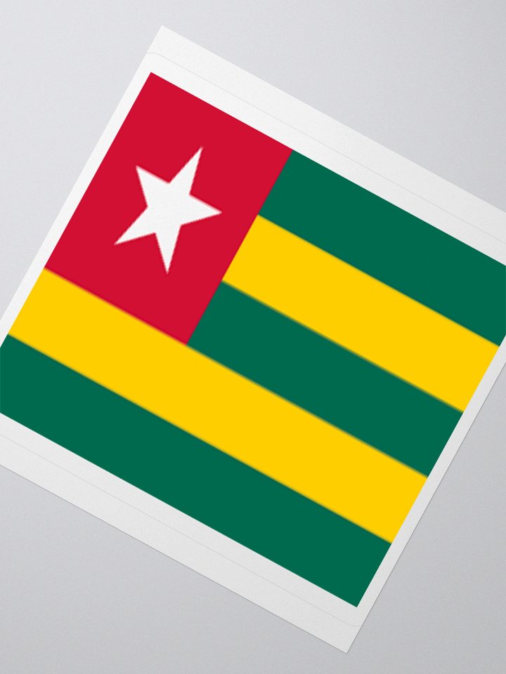 Togo Flag Sticker - Exclusive Vinyl Design for National Pride product image (5)