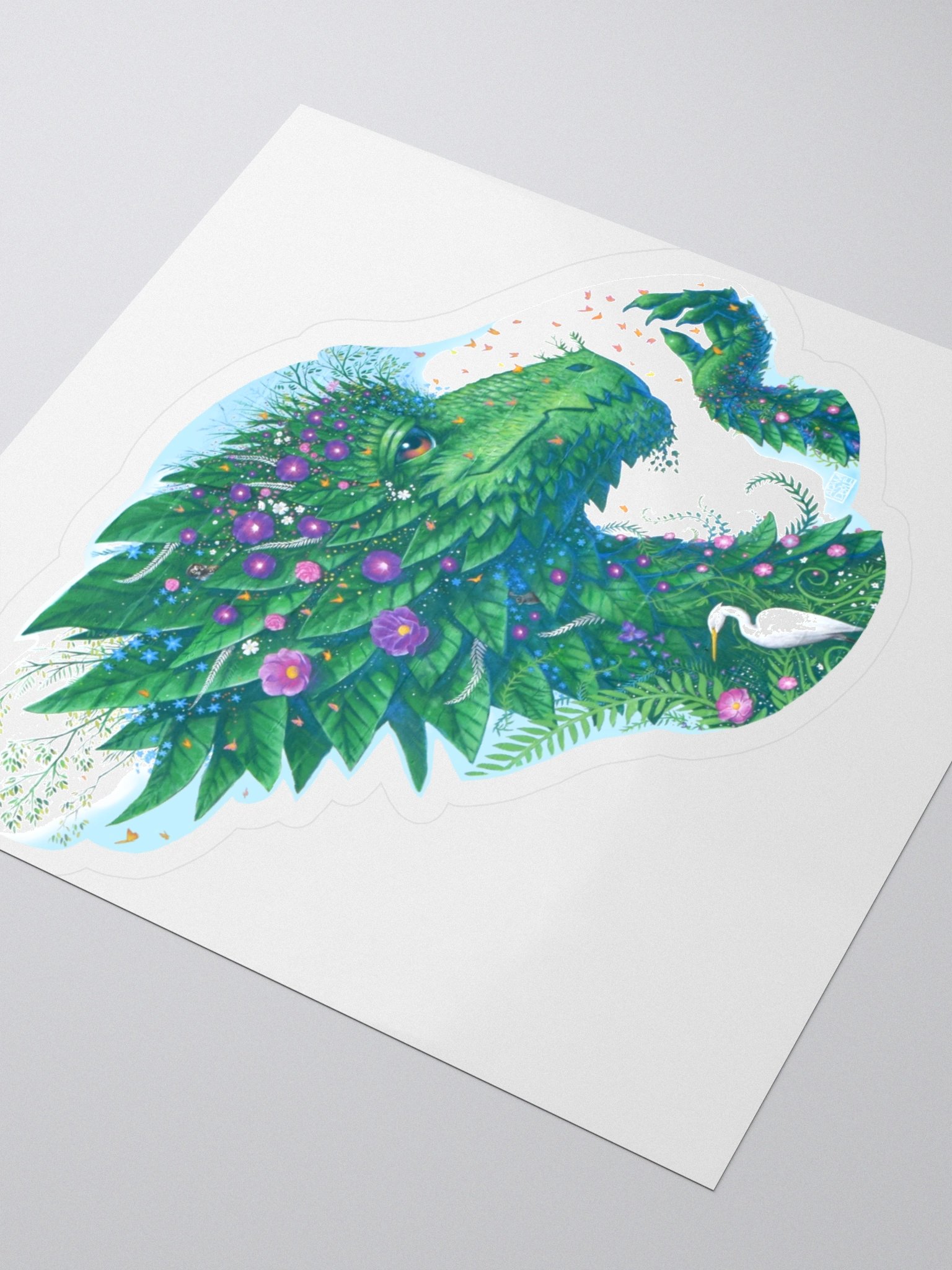 Enchanted Forest Dragon of Brookline Sticker product image (6)
