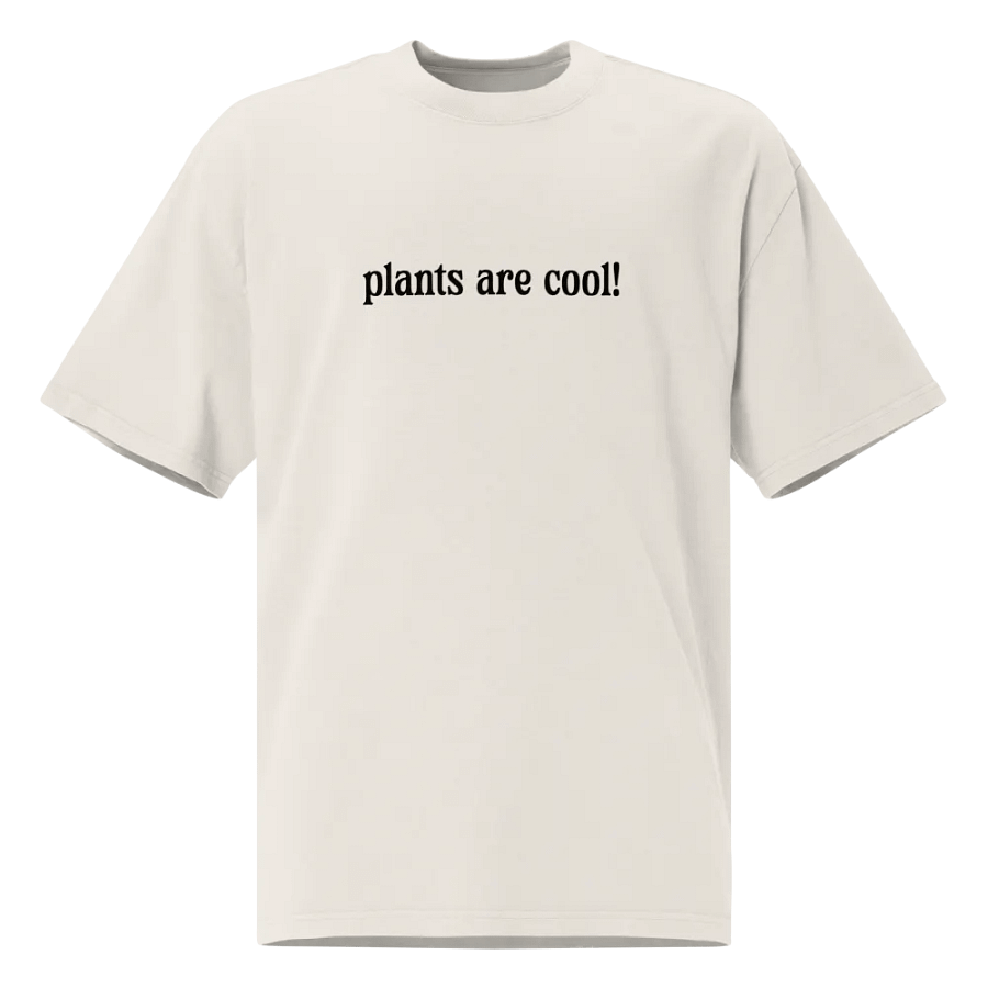 PLANTS ARE COOL 😎 oversized tee product image (3)