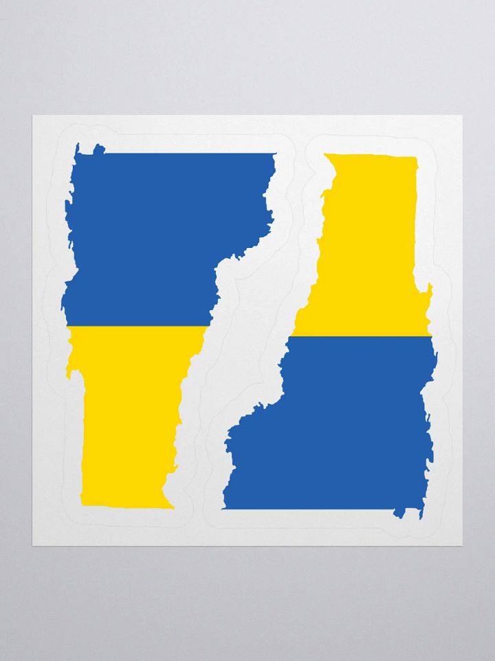 Vermont for Ukraine Stickers product image (1)