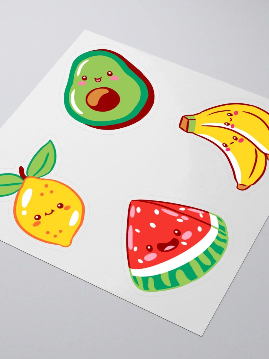 Whimsical Fruit Friends Sticker Set product image (4)
