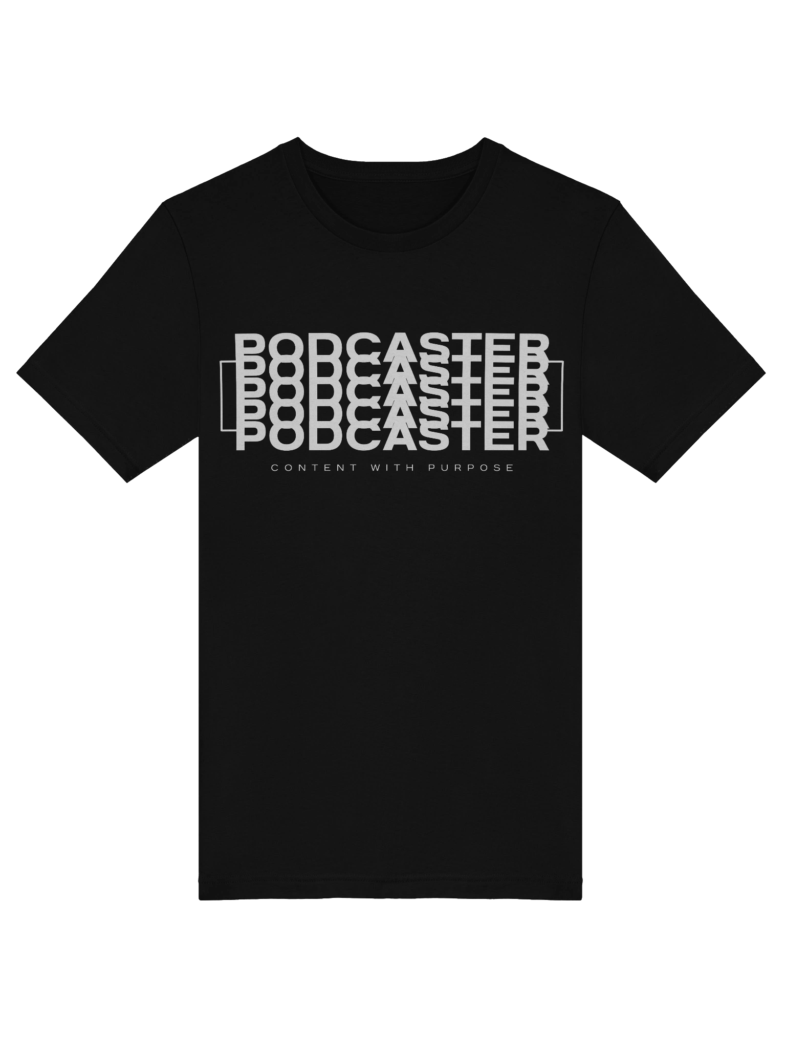 Podcaster shirt- Content with Purpose product image (34)