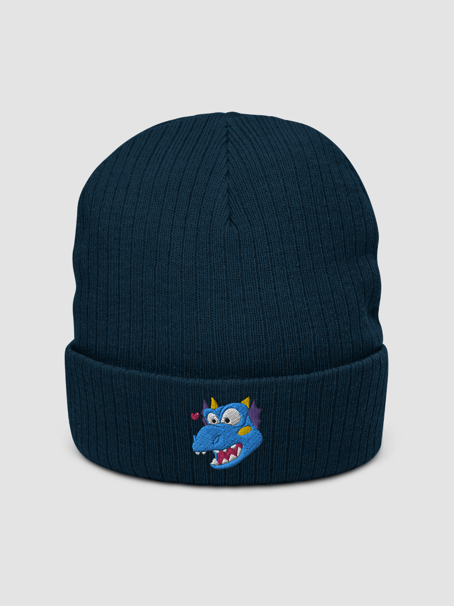 Love Dragon Blue Recycled Cuffed Beanie product image (1)