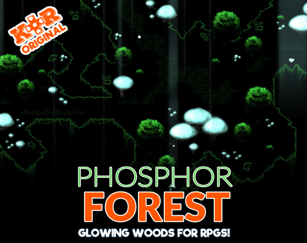 KR Phosphor Forest Tileset for RPGs product image (1)
