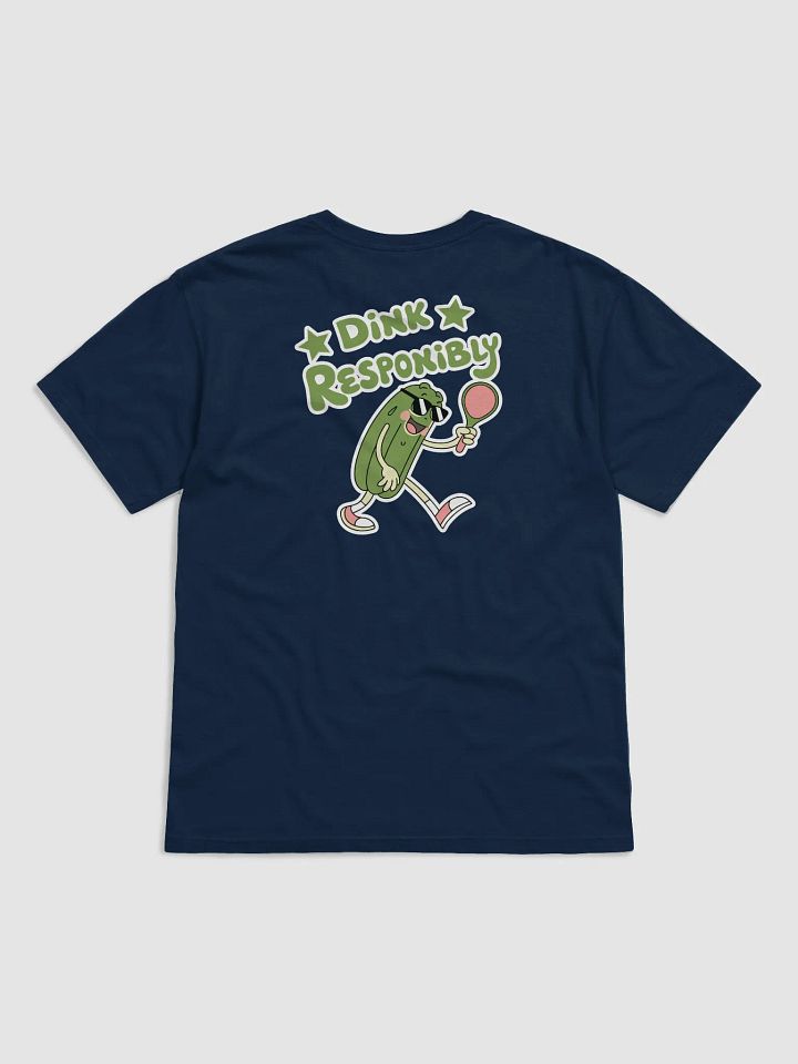 Playful Dink Responsibly Pickleball Unisex Garment-Dyed T-shirt (Back Print) product image (2)