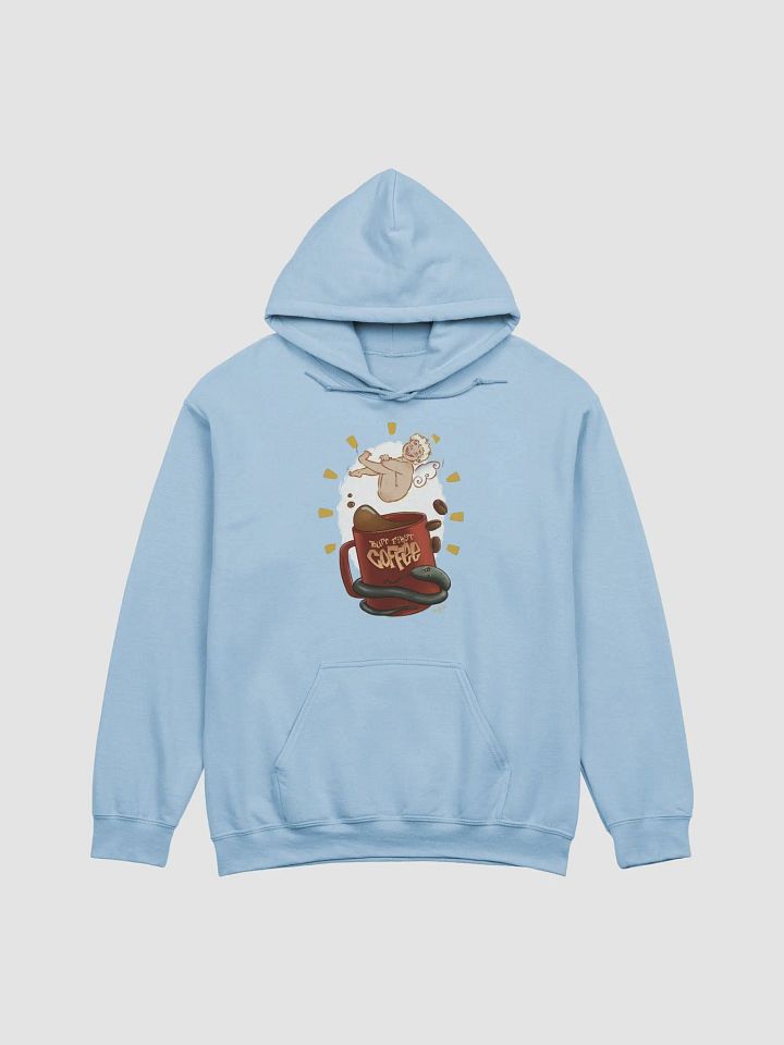 hoodie : butt first coffee | angel & snake edition product image (2)