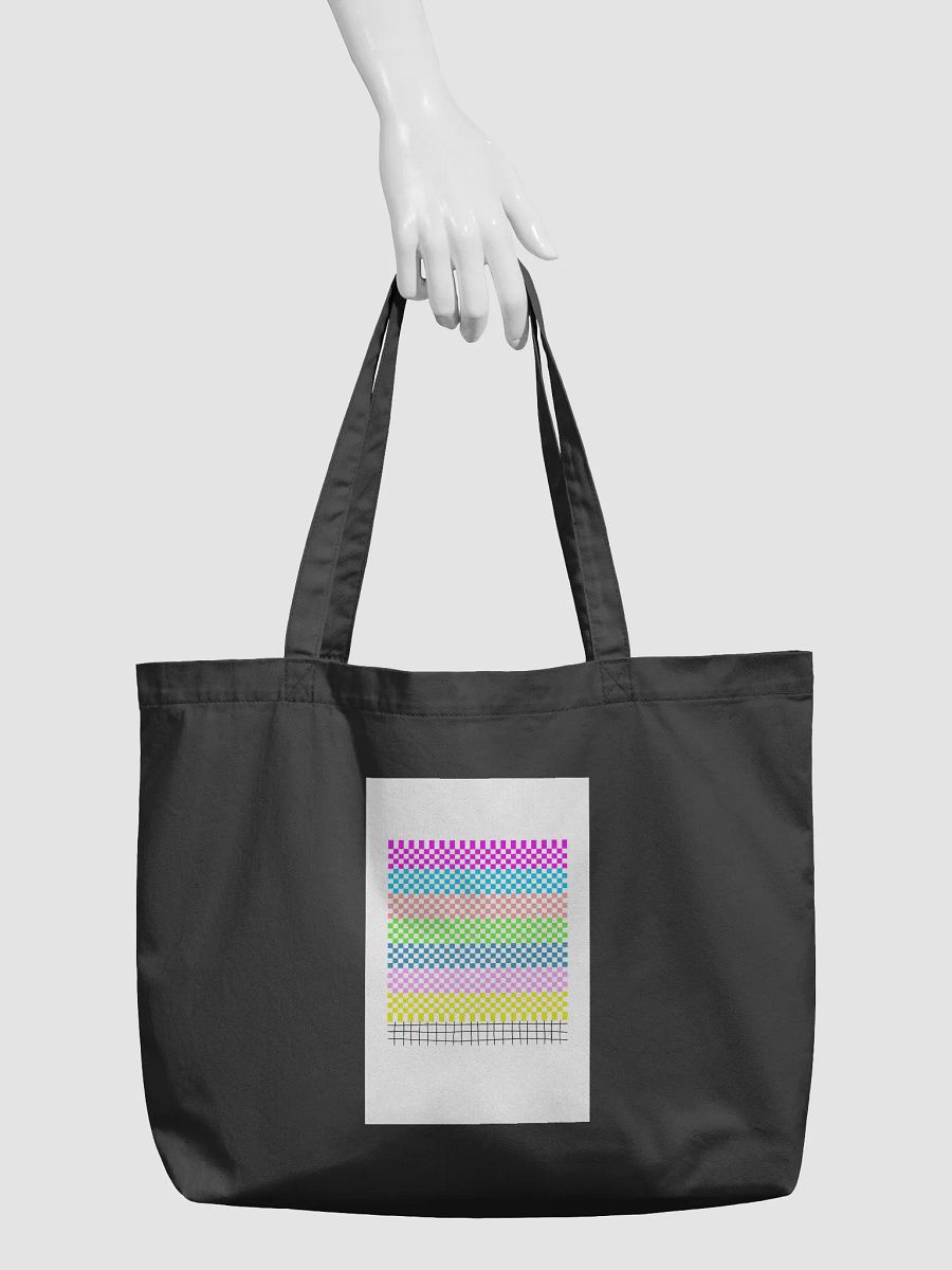 Colorful Checkered Organic Tote product image (6)