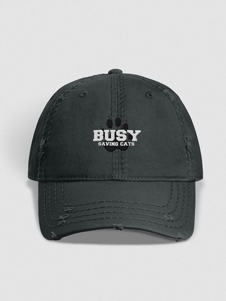 busy saving cats dad hat product image (1)